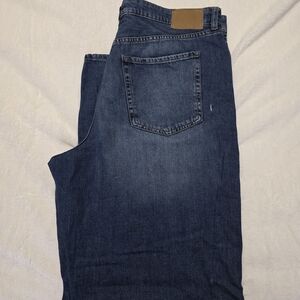 Aero Classic Blue Denim Wide Leg Jeans. New Without Tags. Size 14